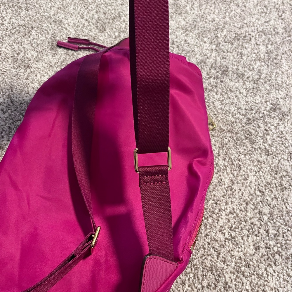 Marc Jacobs Nylon Drawstring Backpack Pink Fuchsi… - image 8